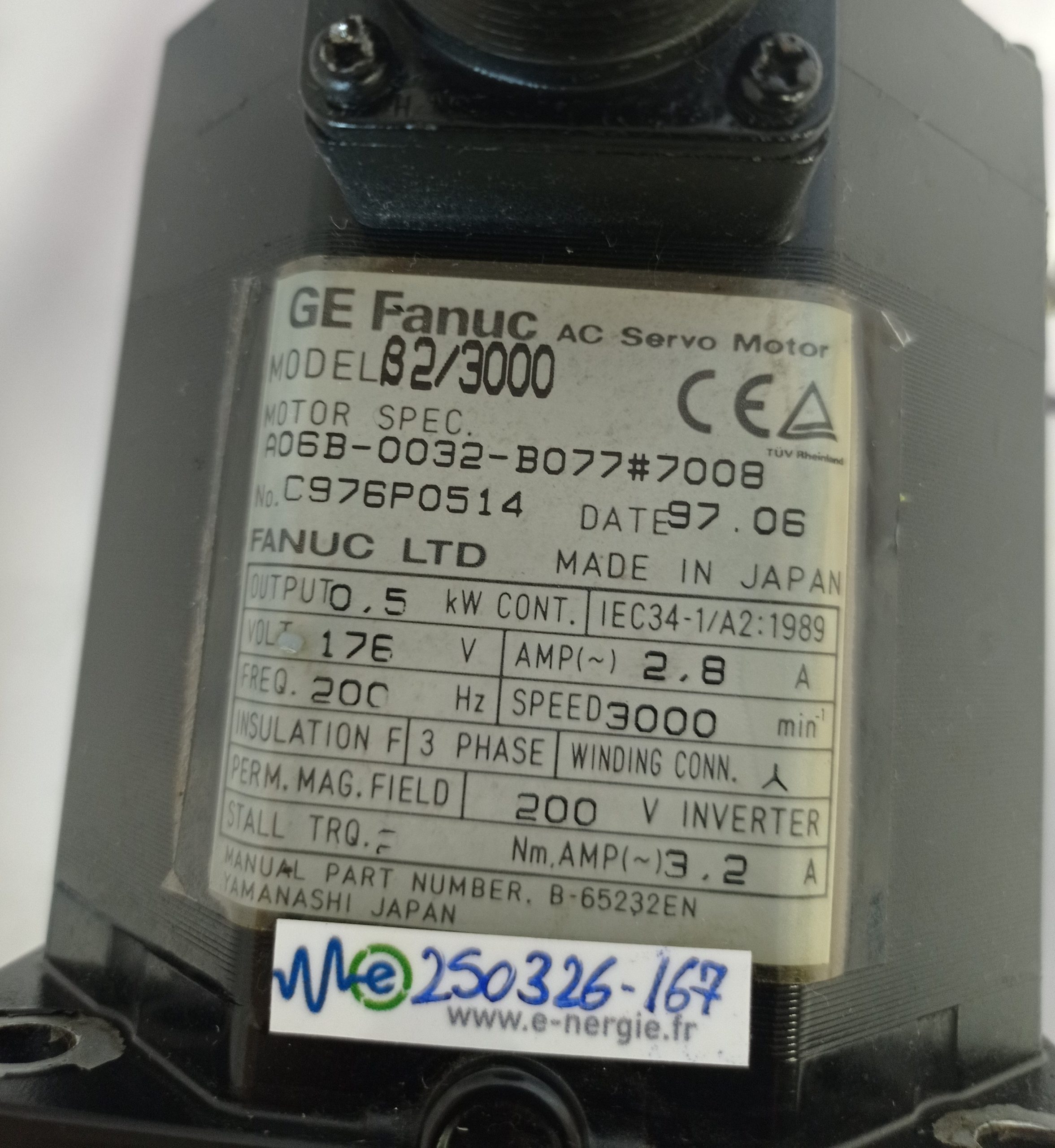 FICHE-PROD.-Moteur-Fanuc-B2-3000