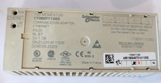 SCHNEIDER-ELECTRIC-Ethernet-Com-Adaptateur-170ENT11000