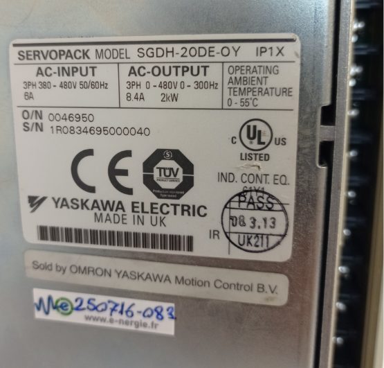 Variateur-OMRON-R88A-MCW151-E-modele-SGDH-20DE-OY-3