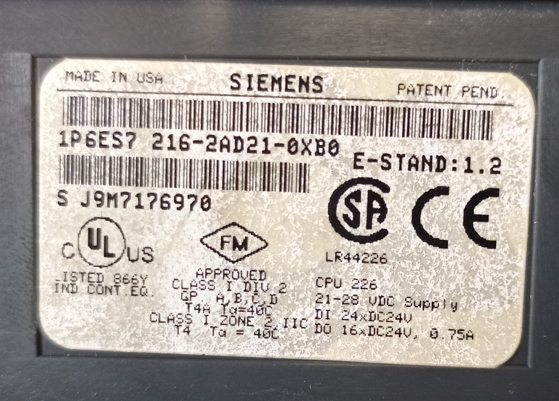 FICHE-PROD.-CPU-226-SIEMENS-SIMATIC-6ES7-216-2AD21-0XB0