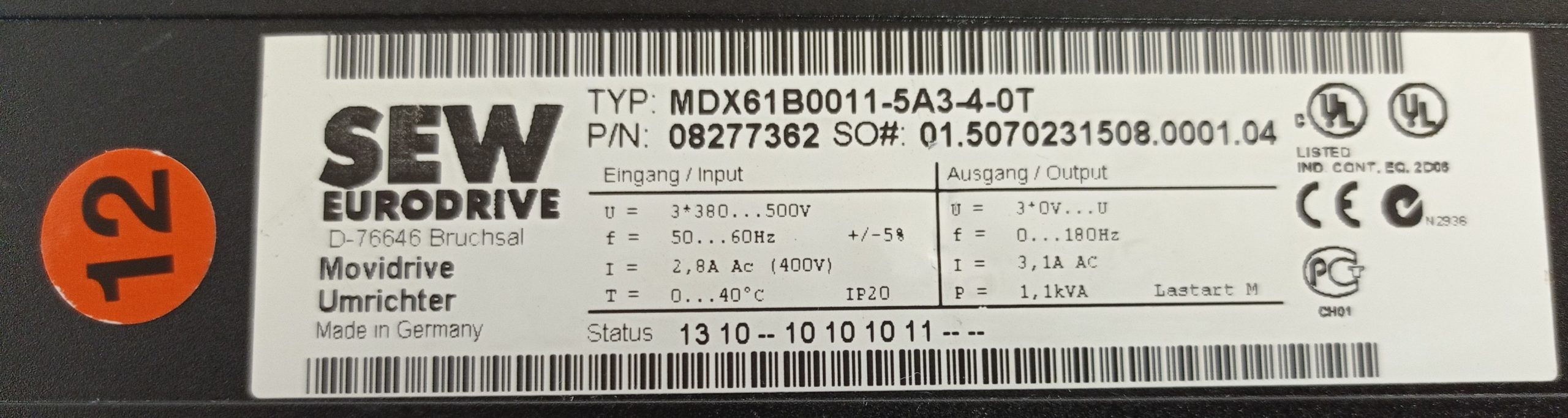 FICHE-PROD-Variateur-SEW-MDX61B0011-5A3-4-0T-EN250207-038